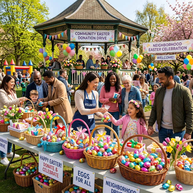 Páscoa Solidária - ovos de chocolate